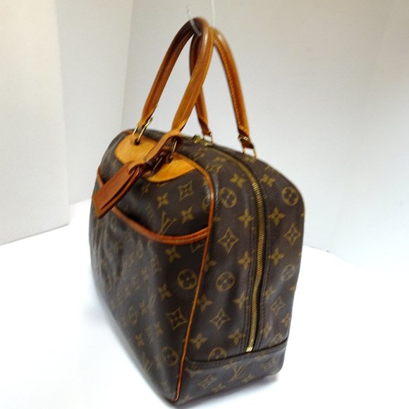 Auth LOUIS VUITTON Deauville Weekend Duffel Bowler - Picture 4 of 15